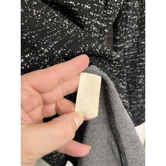 VTG ELLIOTT LAUREN Jacket Sz‎ Medium Black Heathers Full Zip Pockets Athleisure - Picture 4 of 8